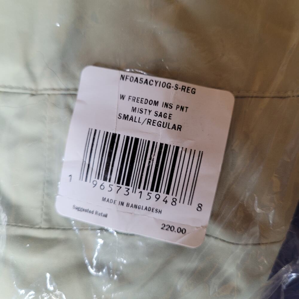 The North Face Freedom Insulated Women's Snow Pants Misty Sage Green